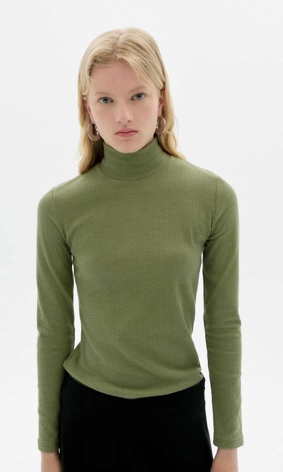 Thinking Mu • Aine Top • Light Eucalyptus Green