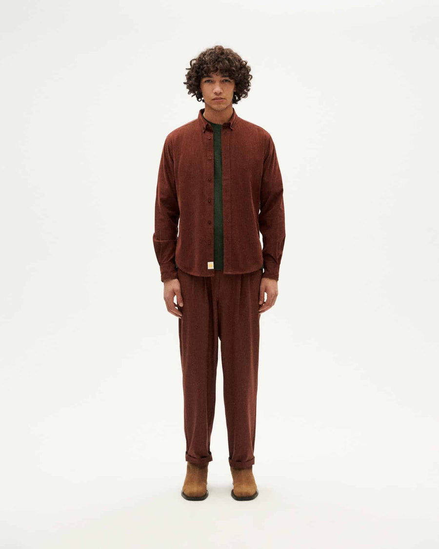 Thinking Mu • Ant Shirt • Coffee Microcorduroy