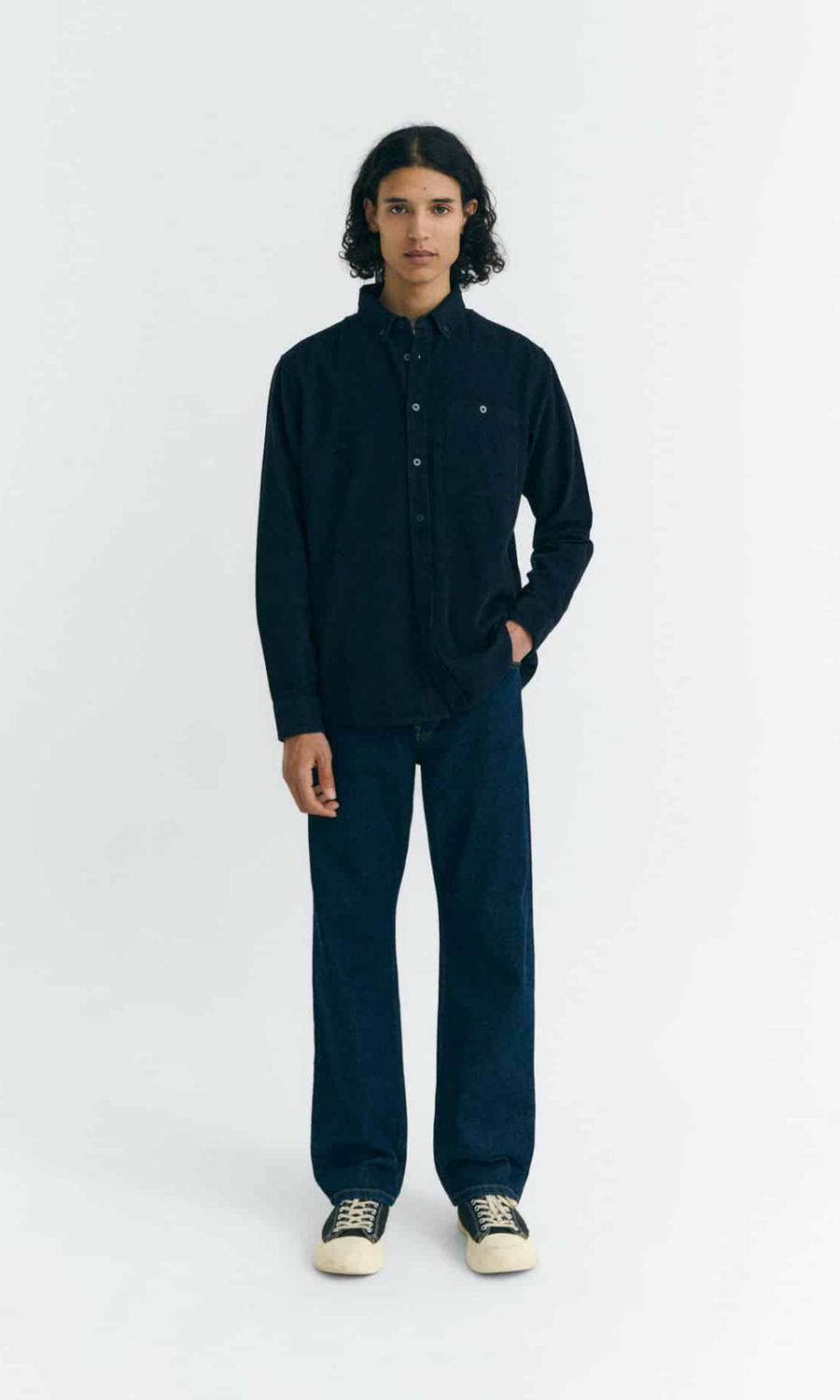 Thinking Mu • Ant Shirt • Navy Corduroy