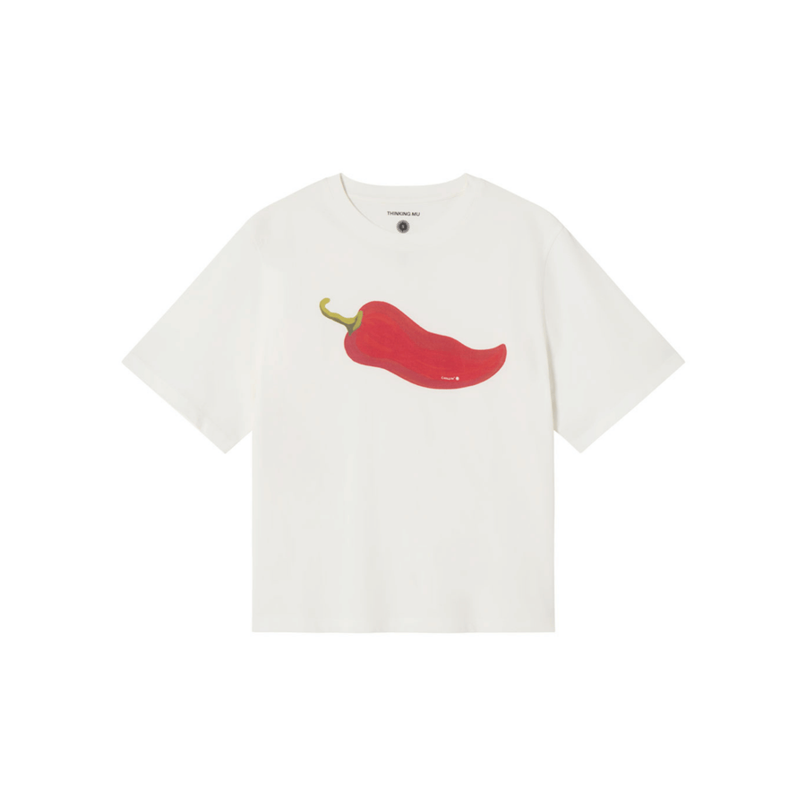 Thinking Mu • Chilli Lucia Tee • White