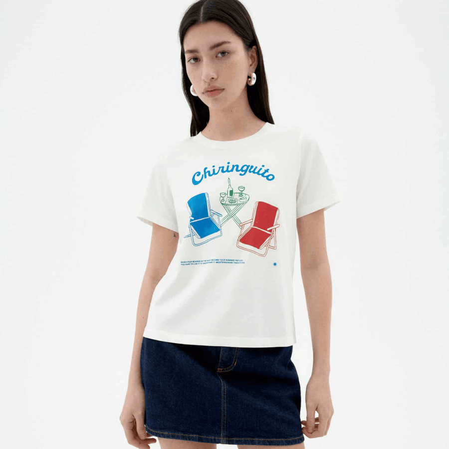 Thinking Mu • Chiringuito Ida Tee • White