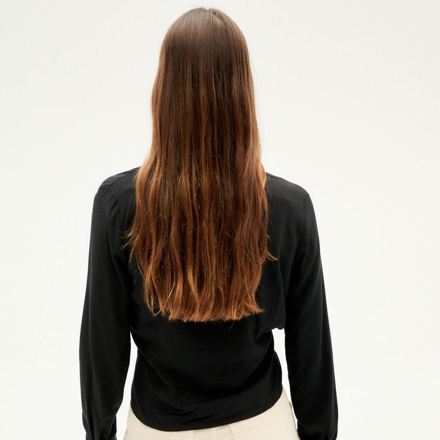 Thinking Mu • Dione Blouse • Black