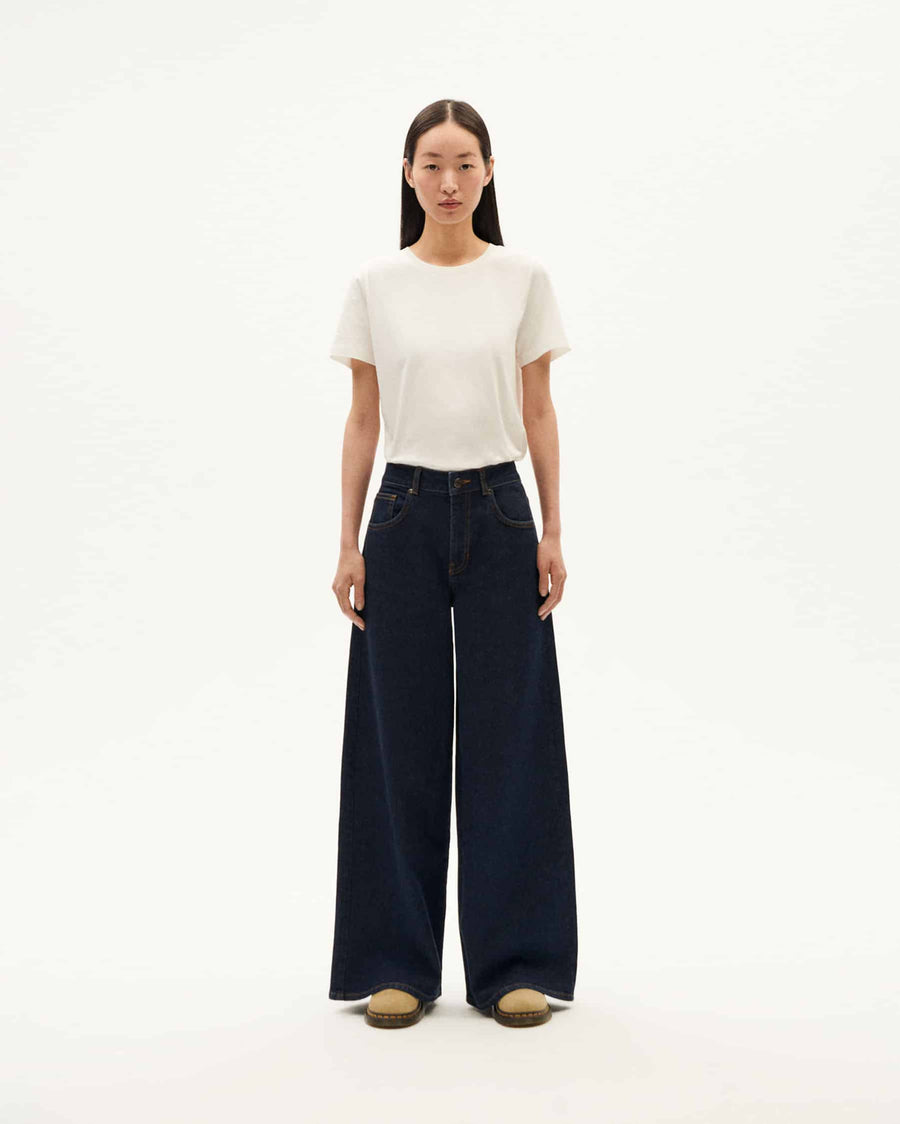 Thinking Mu • Hedda Pants • Dark Clean Denim