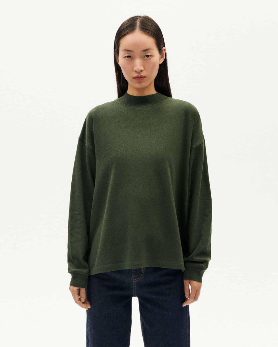 Thinking Mu • Hemp Freire T-Shirt • Bottle Green