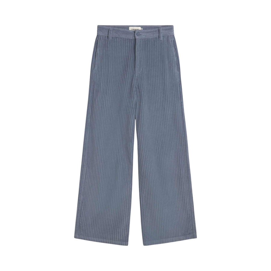 Thinking Mu • Karina Pants • Fuzz Blue Corduroy