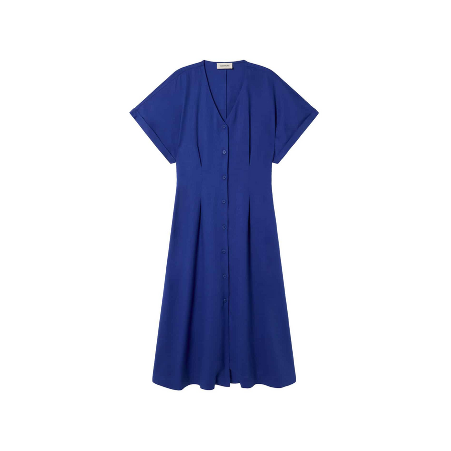 Thinking Mu • Laura Dress • Indigo Blue