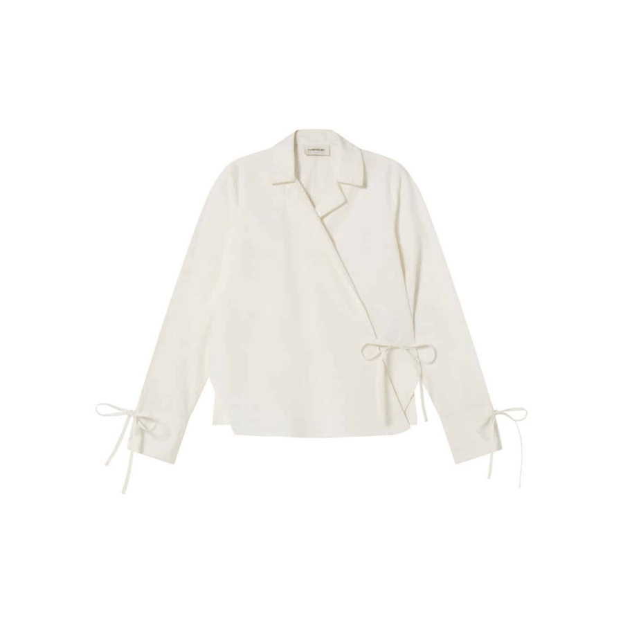 Thinking Mu • Lenie Blouse • White