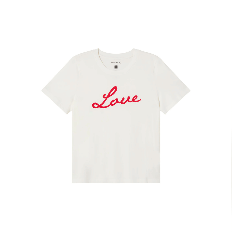 Thinking Mu • Love Ida Tee • White