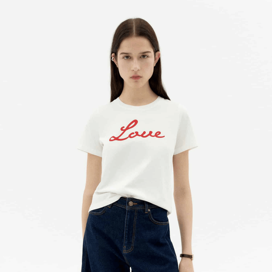 Thinking Mu • Love Ida Tee • White