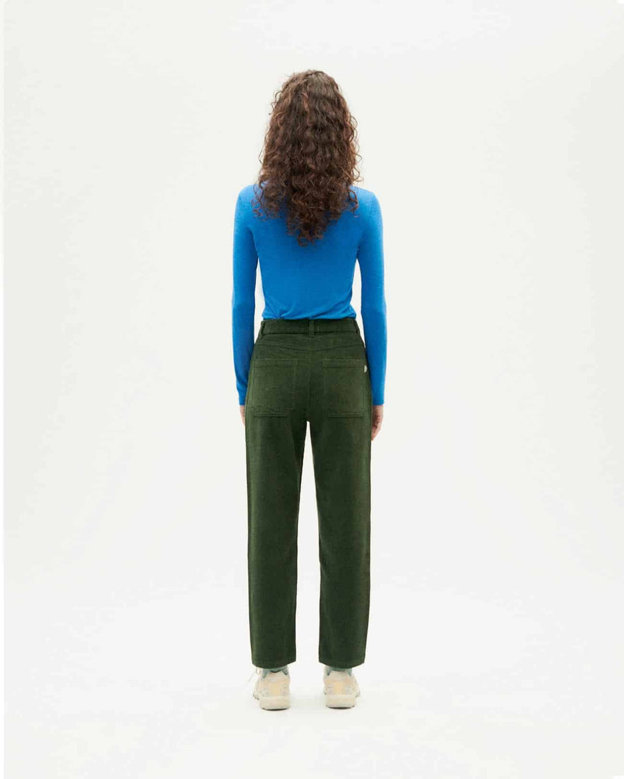 Thinking Mu • Nele Pants • Green Corduroy