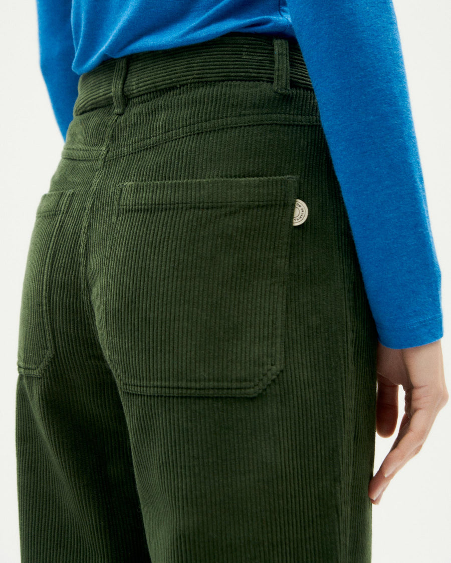 Thinking Mu • Nele Pants • Green Corduroy