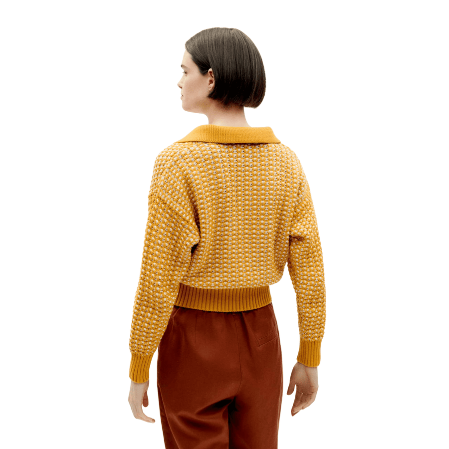 Thinking Mu • Paquita Knitted Sweater • Amber