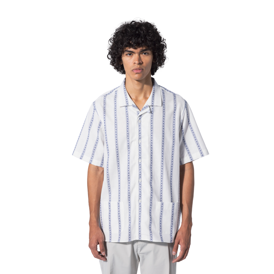 Unfeigned • Maui Shirt • White Embroidery