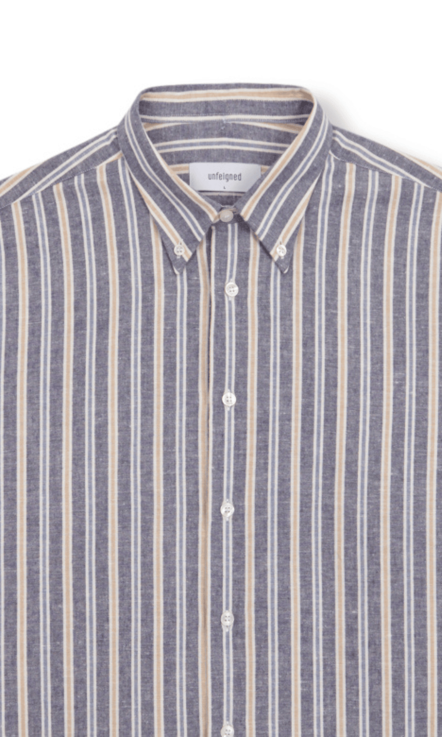 Unfeigned • Regular Shirt • Peached Colourful Stripes