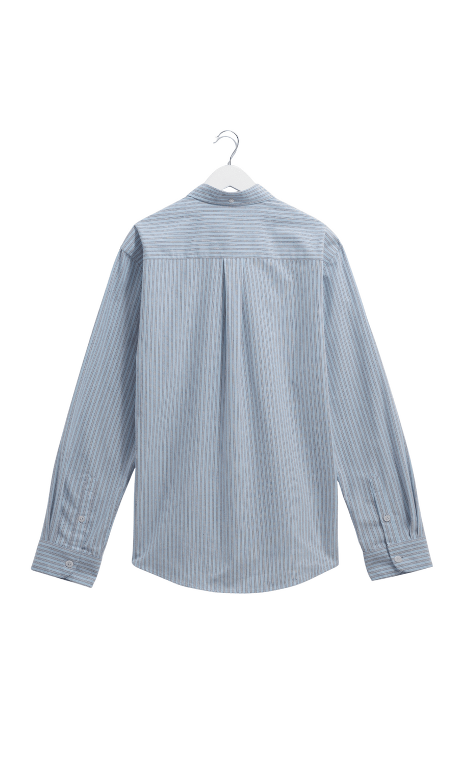 Wax London • Abingdon Shirt • Blue Prep Stripe
