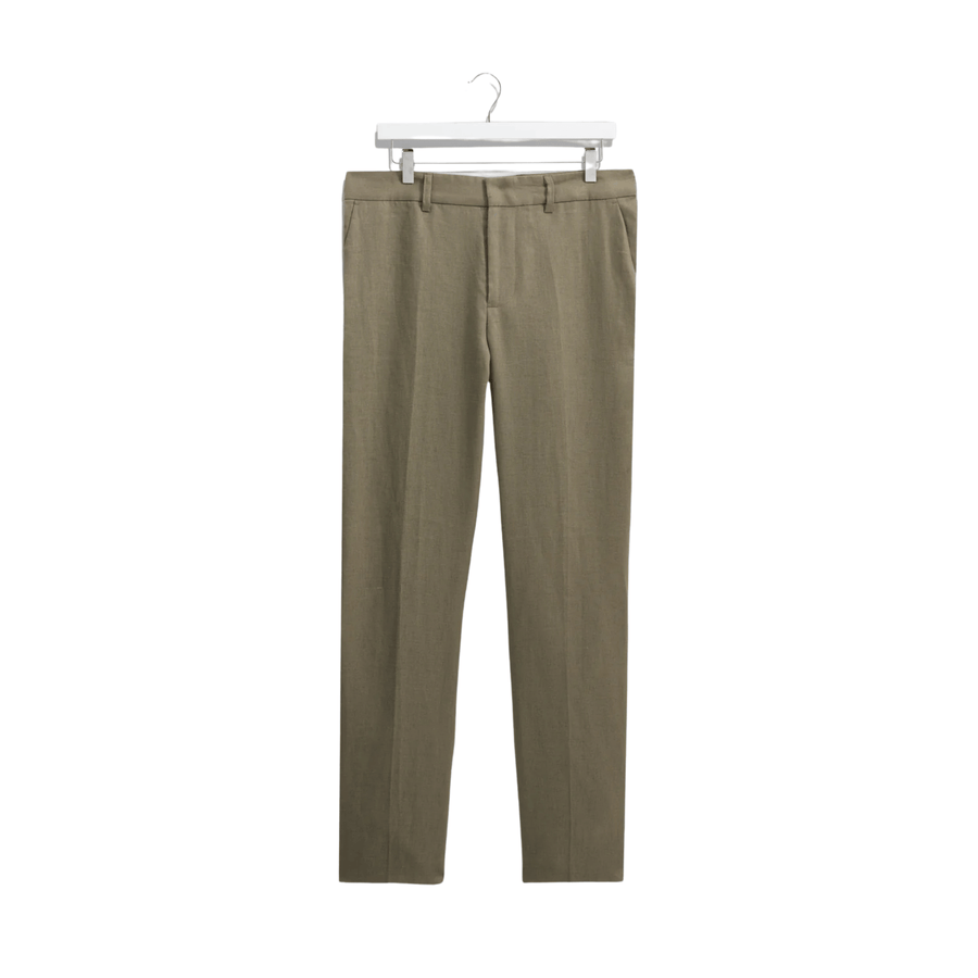 Wax London • Alp Smart Trousers • Khaki Linen