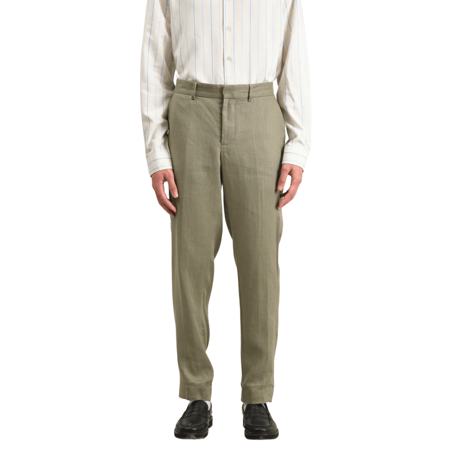 Wax London • Alp Smart Trousers • Khaki Linen