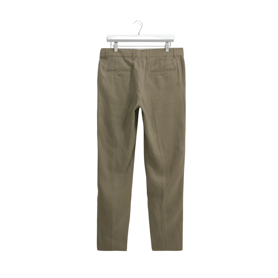 Wax London • Alp Smart Trousers • Khaki Linen