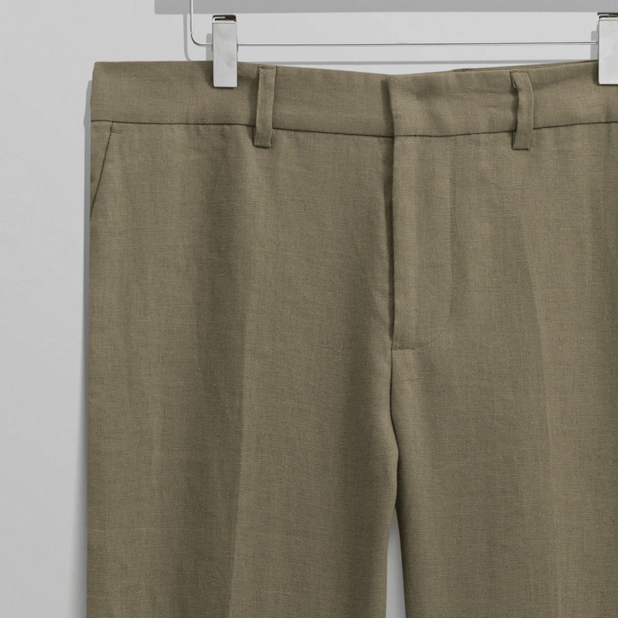 Wax London • Alp Smart Trousers • Khaki Linen