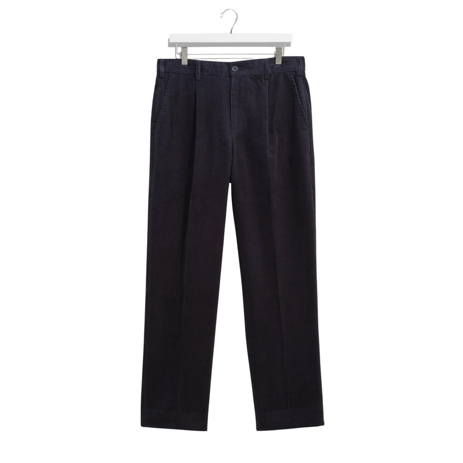 Wax London • Aubyn Trousers • Navy Soft Corduroy