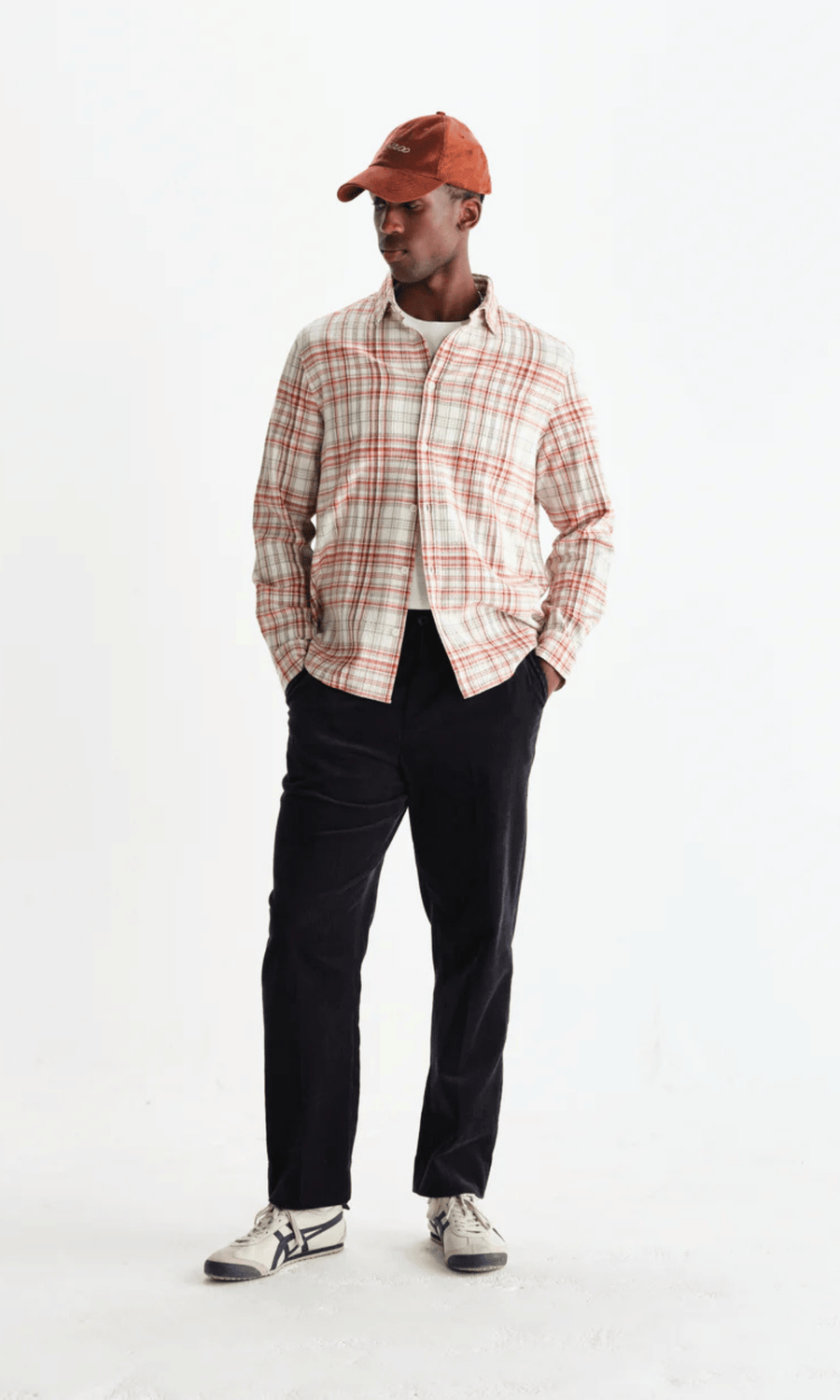 Wax London • Aubyn Trousers • Navy Soft Corduroy