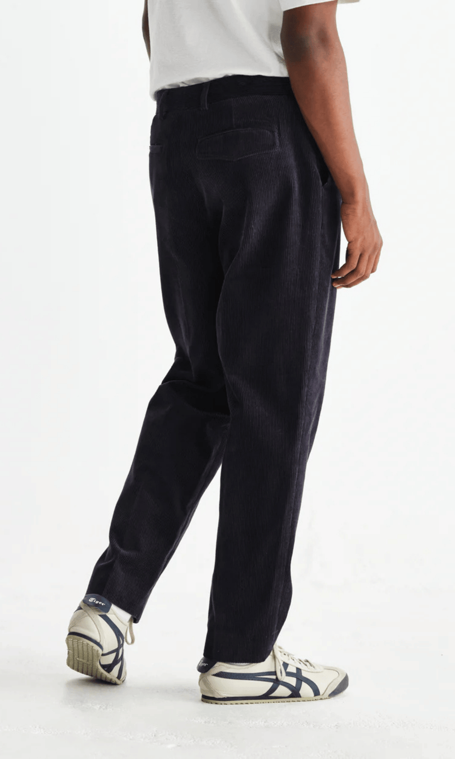 Wax London • Aubyn Trousers • Navy Soft Corduroy