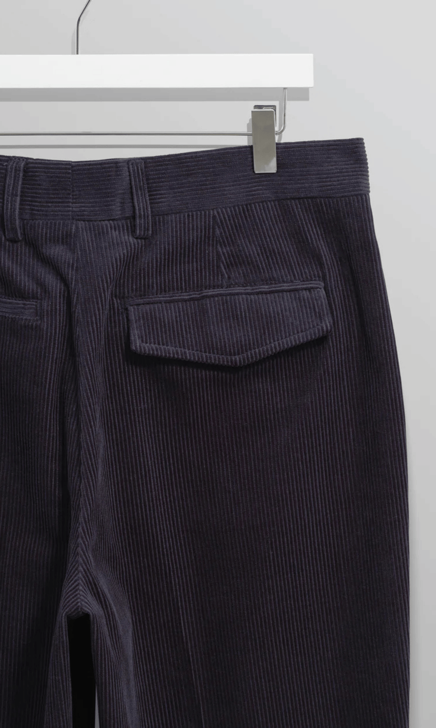 Wax London • Aubyn Trousers • Navy Soft Corduroy