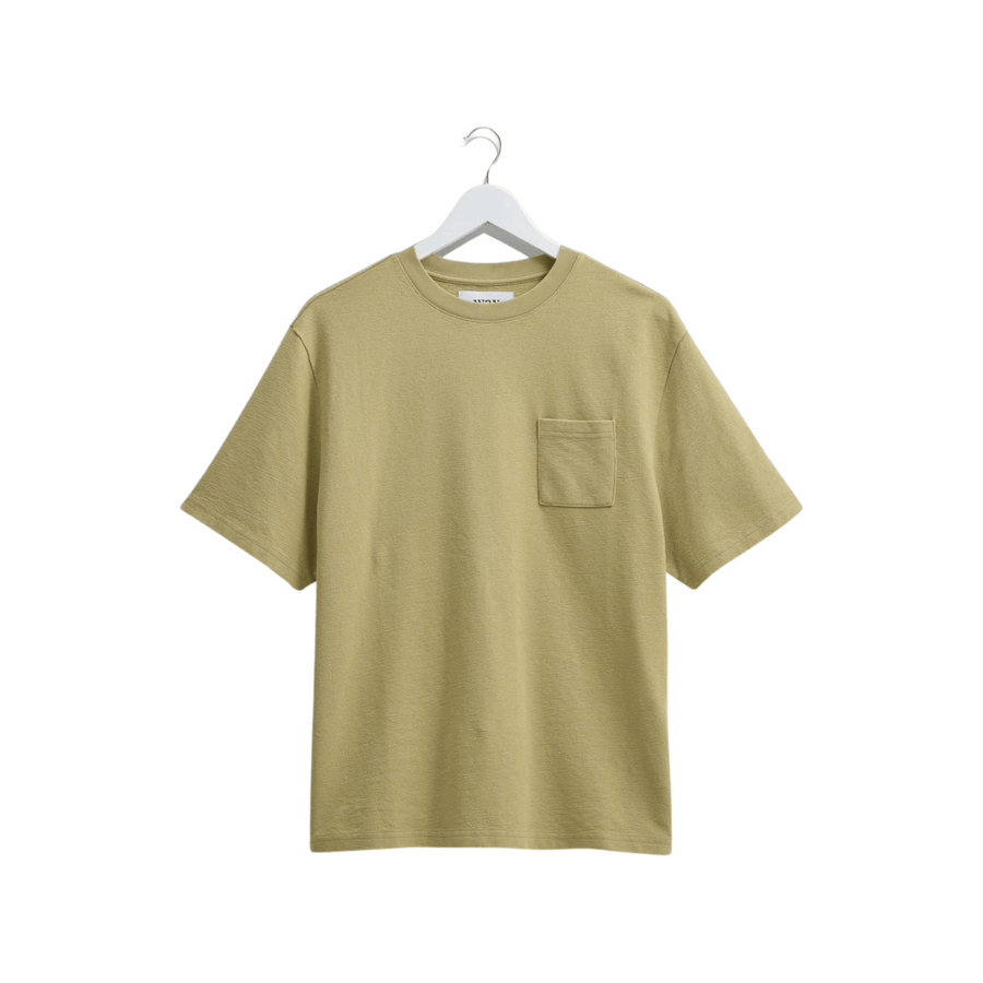 Wax London • Dean Pocket T-Shirt • Bright Green Jolt