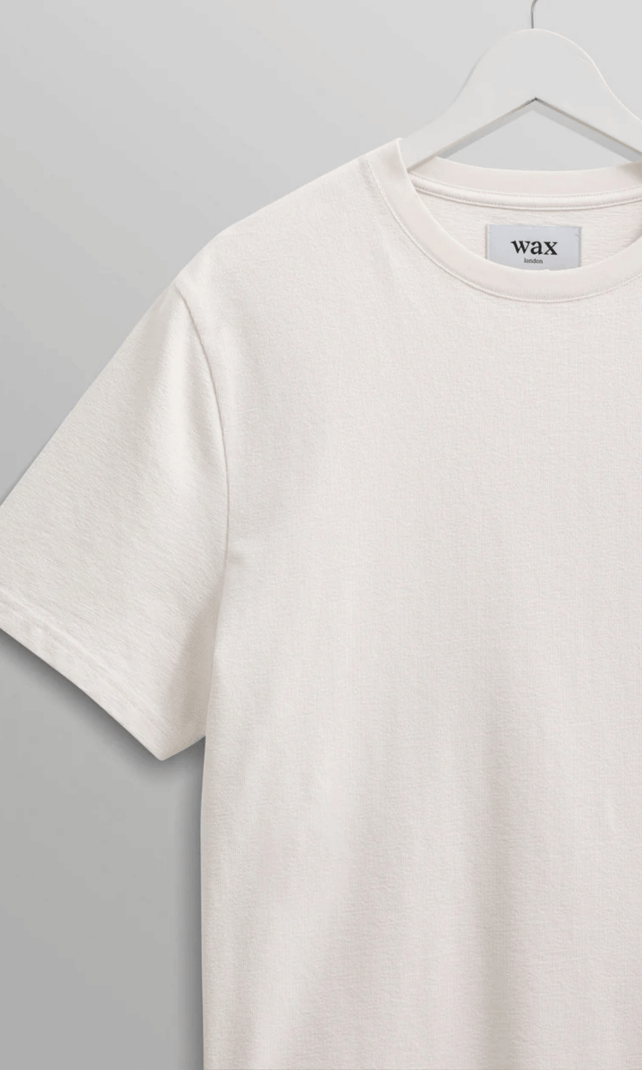 Wax London • Dean Tee • Ecru Jolt