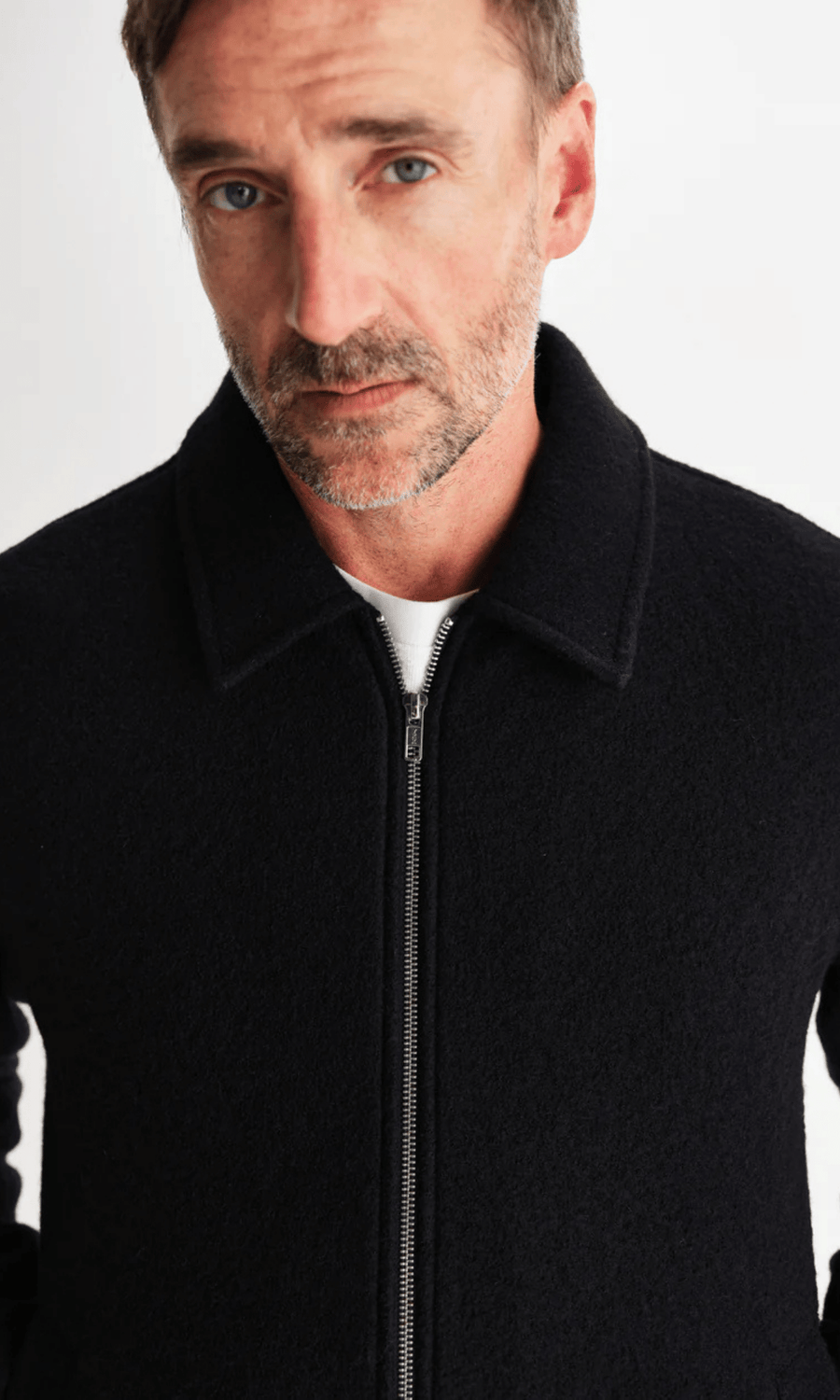 Wax London • Eldon Jacket • Midnight Boiled Wool