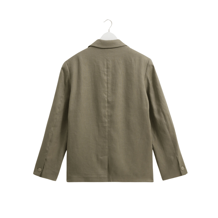 Wax London • Fintry Blazer • Khaki Linen