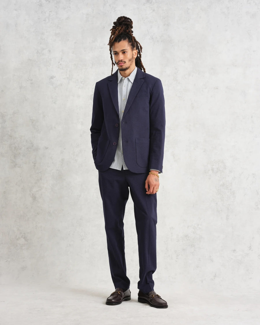 Wax London • Fintry Blazer • Navy Cord