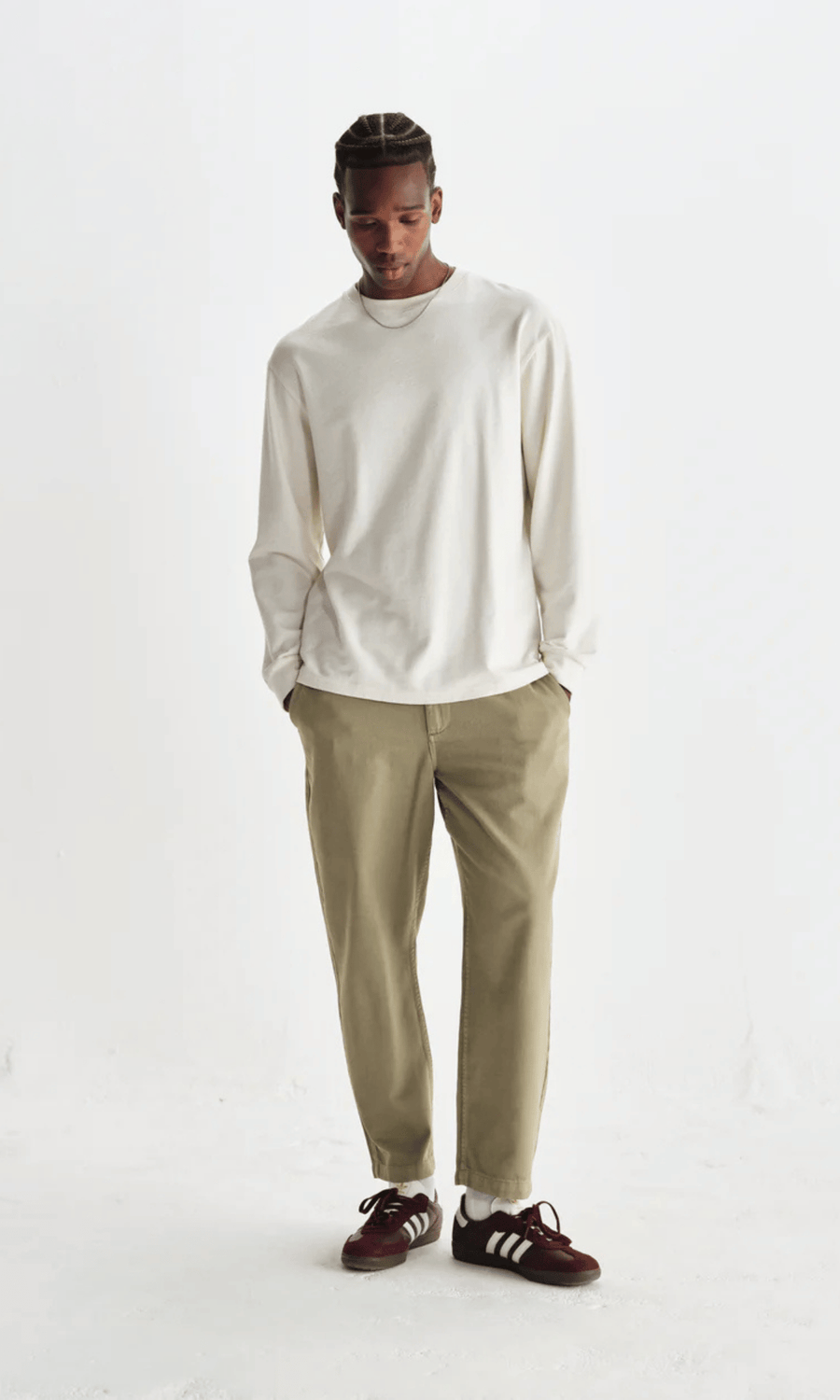 Wax London • Hayden Tee • Ecru