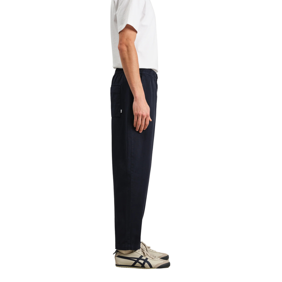 Wax London • Kurt Longer Leg Trousers • Navy Twill