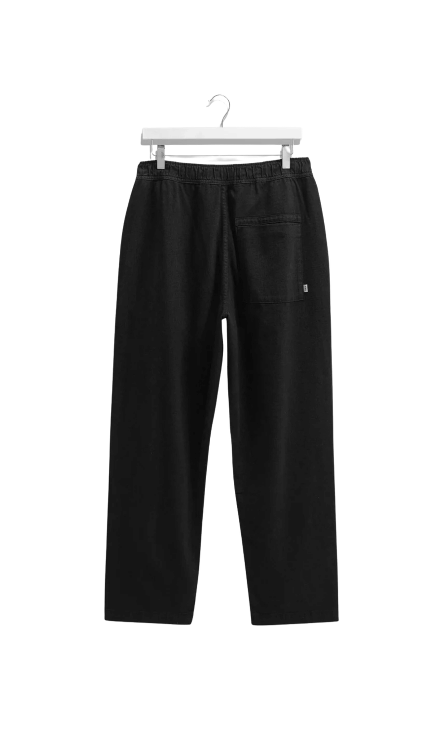Wax London • Kurt Longer Leg Trousers • Black Twill