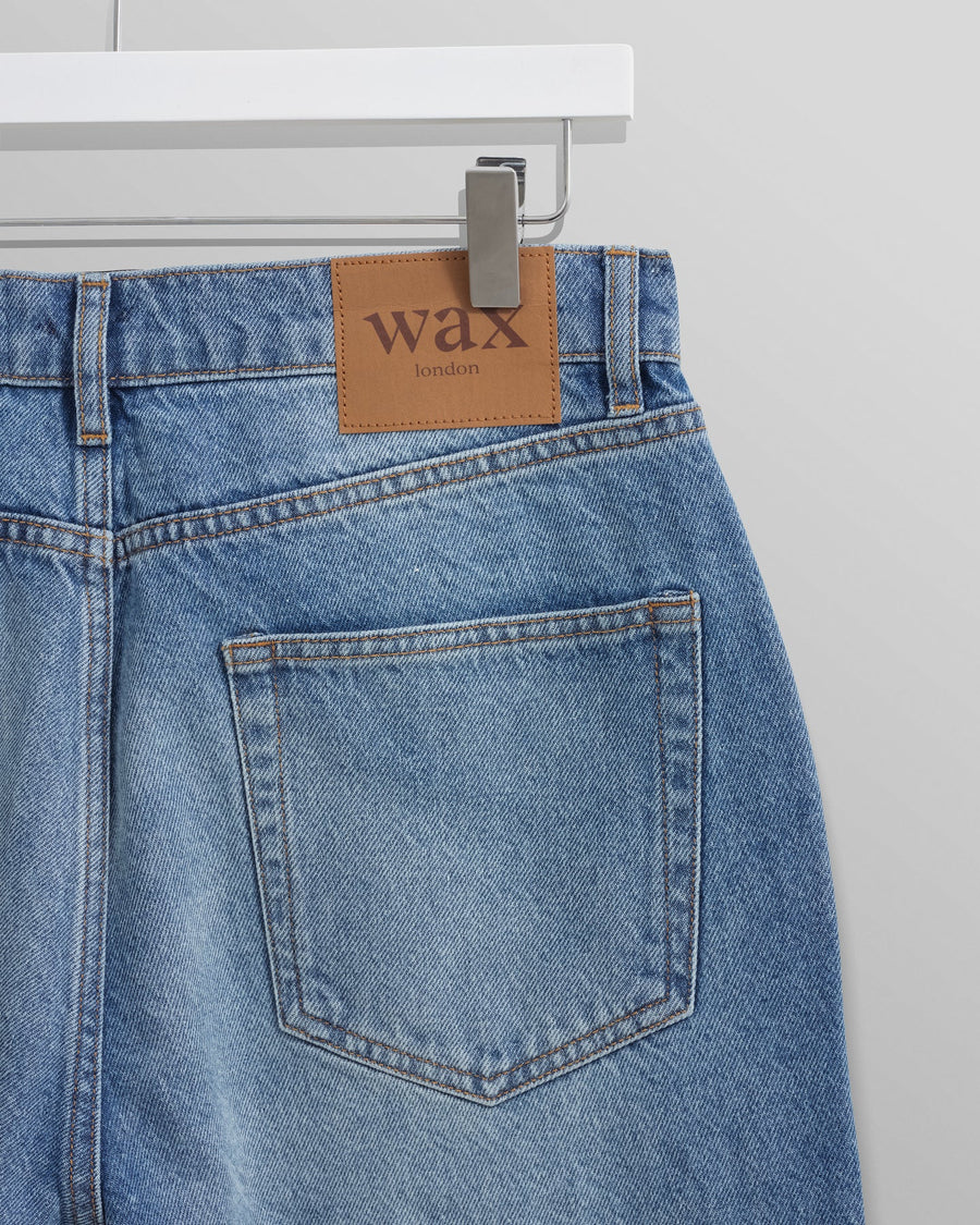 Wax London • Loose Fit Jeans • Blue Denim