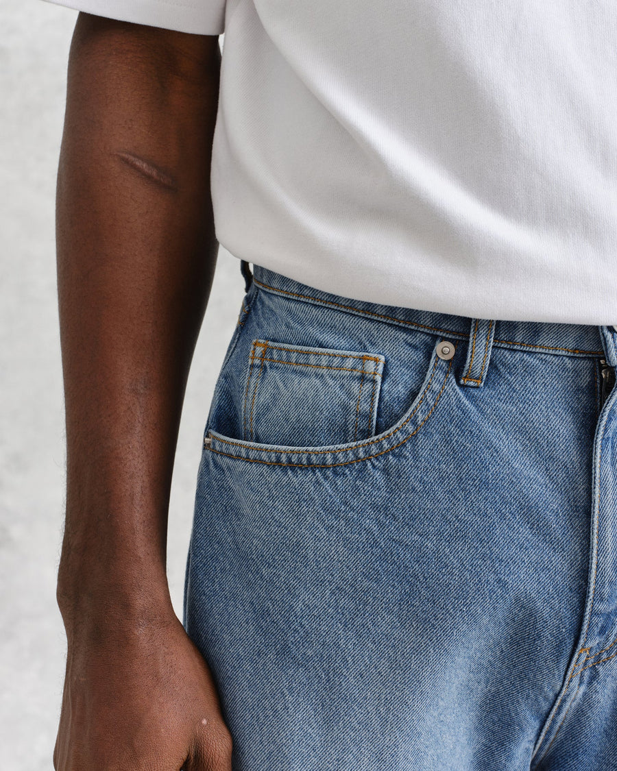 Wax London • Loose Fit Jeans • Blue Denim