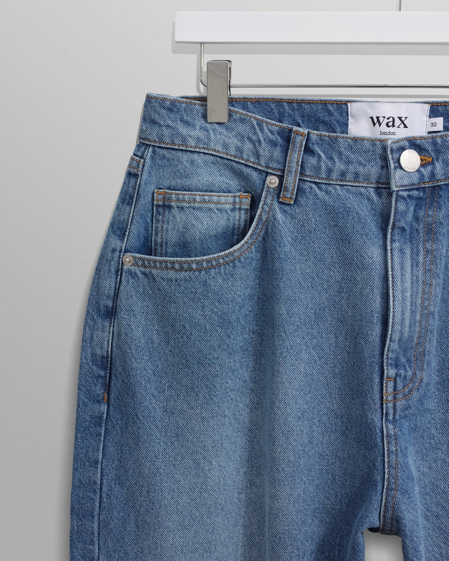 Wax London • Loose Fit Jeans • Blue Denim