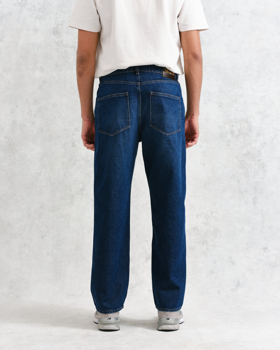 Wax London • Loose Fit Jeans • Dark Wash