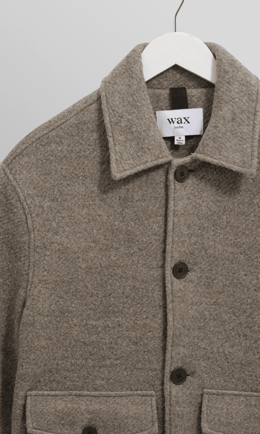 Wax London • Newgate Jacket • Light Brown Melange