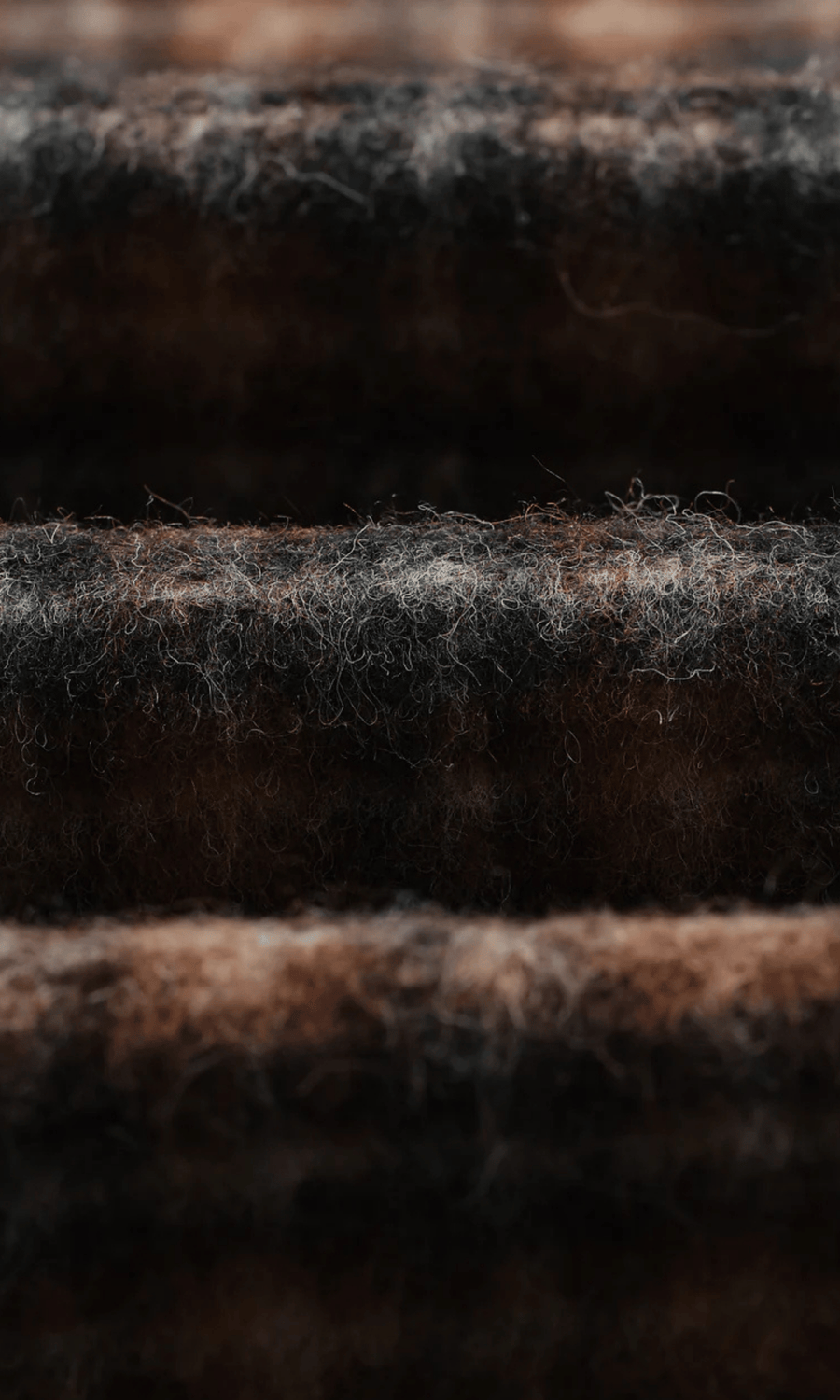 Wax London • Oiser Jacket • Navy/Brown Drawn Check