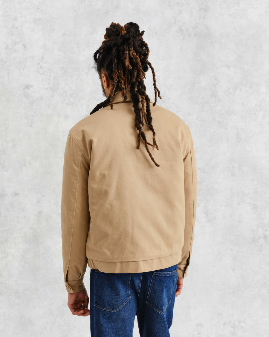 Wax London • Orkney Jacket • Beige Peached Twill