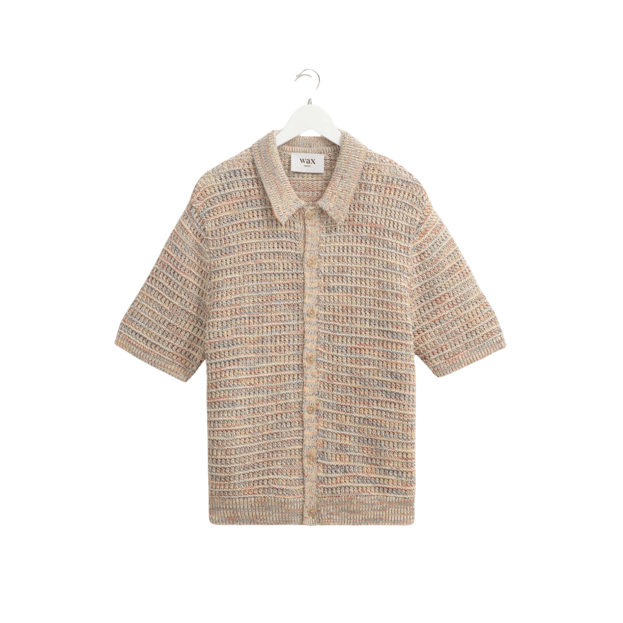 Wax London • Tellaro Shirt • Multicolour Rainbow Twist