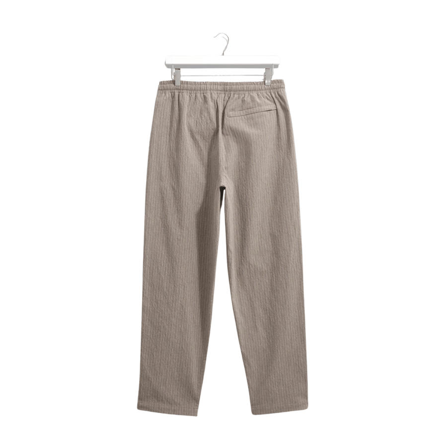 Wax London • Tyne Trousers • Natural Chalk Stripe