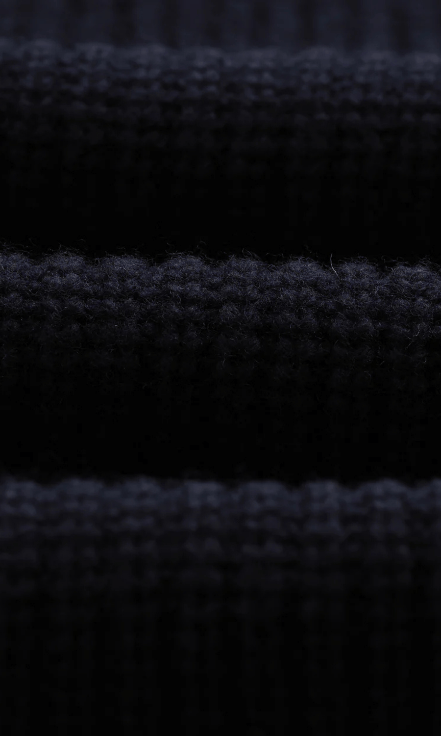 Wax London • Walker Cardigan • Navy Rib Stitch