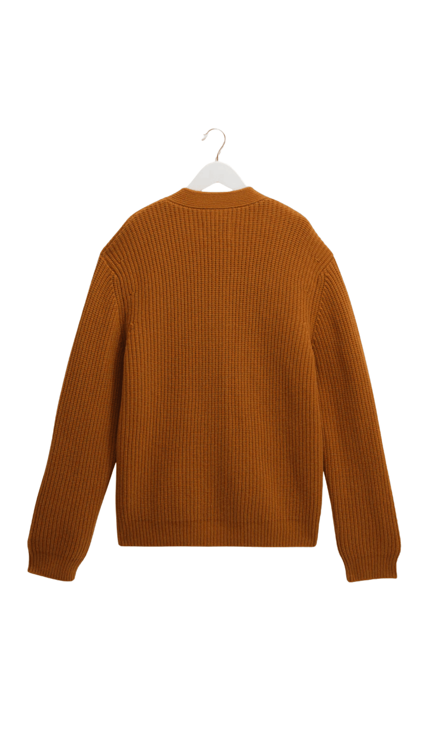 Wax London • Walker Cardigan • Ochre Rib Stitch