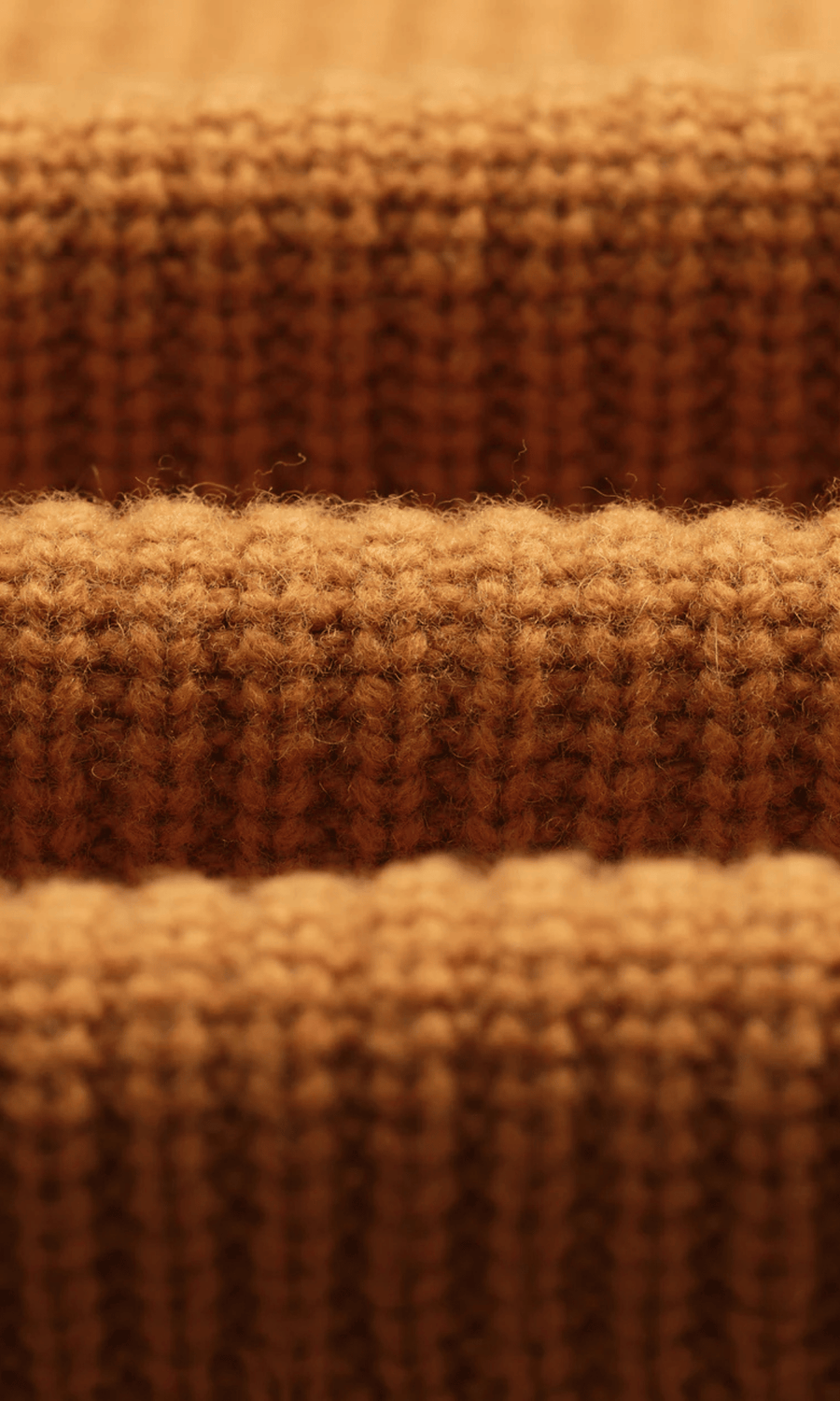 Wax London • Walker Cardigan • Ochre Rib Stitch