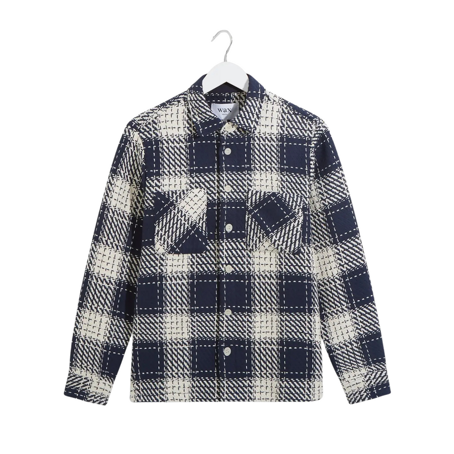 Wax London • Whiting Overshirt • Marine Beatnik