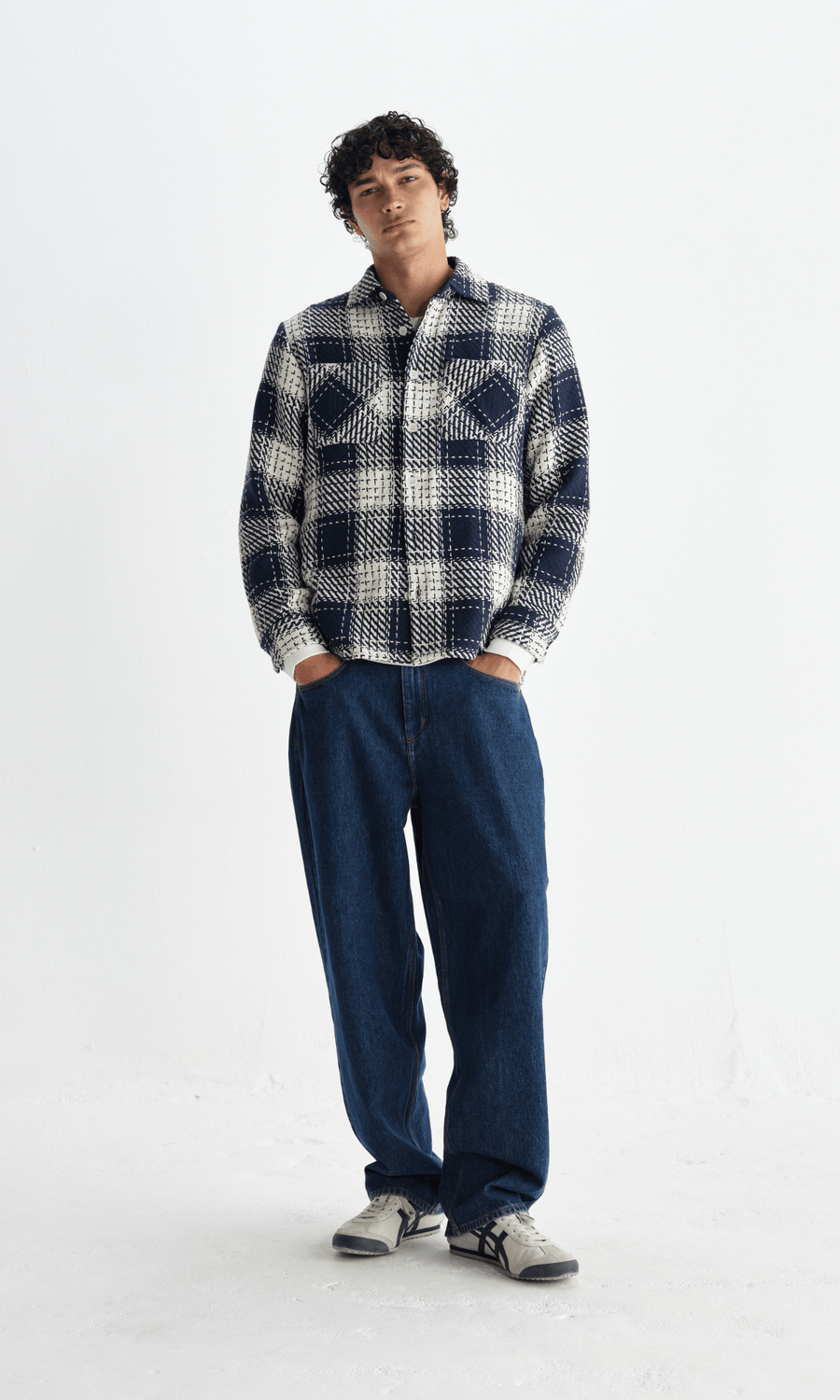 Wax London • Whiting Overshirt • Marine Beatnik