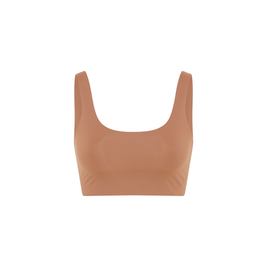 Girlfriend Collective • Scoop Bralette • Toast